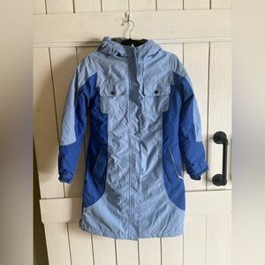 Lands' End Kids Blue Hooded Jacket